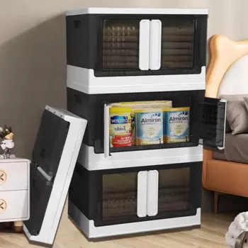 Пластиковый прозрачный ящик для хранения одежды, складной ящик для одежды в спальне, уличный автомобильный ящик для хранения мусора, ящик для хранения пикника