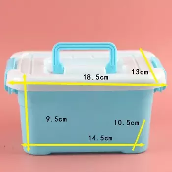 Пластиковый ящик для хранения EH-LIFE синий