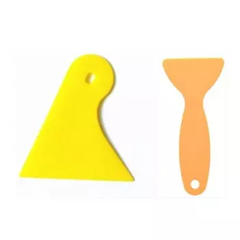 Пластиковый скребок для бритвы, скребок с двойными острыми пластиковыми лезвиями для удаления автомобильных этикеток, наклейки на стекло, окно, 11 шт./2 шт.