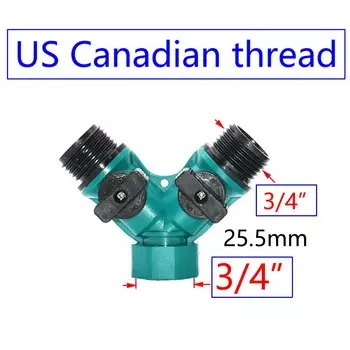 Пластиковый соединитель для садового шланга XGYN G3/4 дюйма