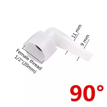 Пластиковый соединитель для садового водопровода Adhere To Fly 1/2", 9-13 мм