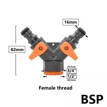 Пластиковый соединитель для садовой воды WZCWJNLGM 1/2" 3/4"