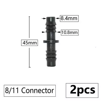 Пластиковый соединитель для шланга LWHRR 3/8", 8 мм