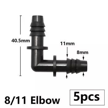 Пластиковый соединитель для шланга XGYN 3/8", 8 мм