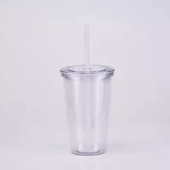 Пластиковый стакан для пузырькового чая MOONBIFFY 480 мл