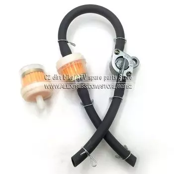 Пластиковый топливный фильтр с топливными кранами, топливный шланг для карманного велосипеда, велосипеда, мотоцикла, питбайка, скутера, масляный фильтр двигателя/petcock