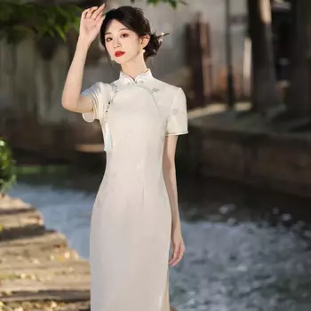 Платье-Ципао женское кружевное в китайском стиле