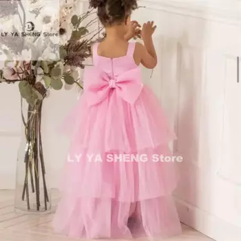 Платье для девочки Тюлевое без рукавов с бантом