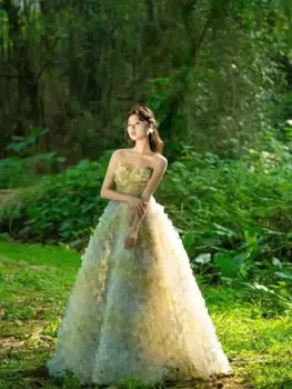 Платье феи в лесном стиле