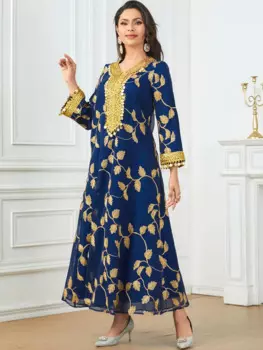 Платье-кимоно женское с рукавами-бахромой, 2024