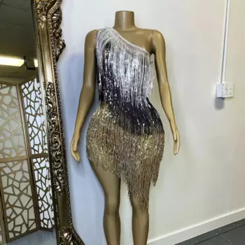 Платье Rosella с бахромой