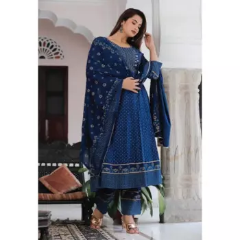 Платье-туника с вышивкой Anarkali Kurti