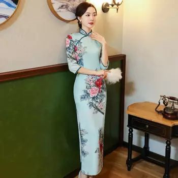 Платье вечернее женское, блестящее, 5XL