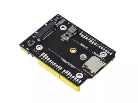 Плата Базовая Waveshare Arduino для компьютера Raspberry Pi 4, HDMI, USB, разъем M.2