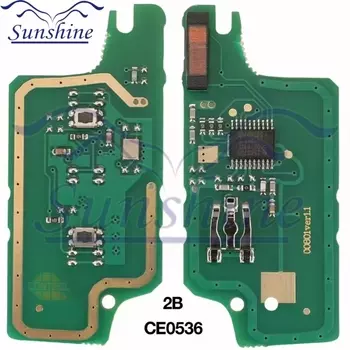 Плата дистанционного ключа Sunshine FSK/ASK 433 МГц ID46 PCF7961 CE0536/0523 для Peugeot 308 407 408 Partner Citroen C3 C4 C5 C6 Picasso