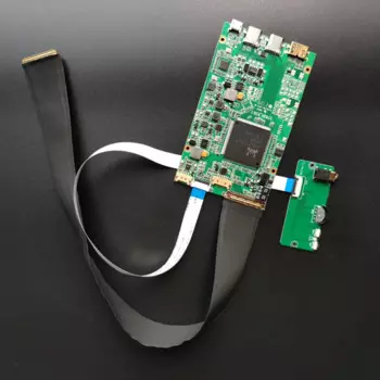 Плата драйвера 4K с ЖК-дисплеем Тип C EDP HDMI-совместимый комплект для 40-контактного 14 "NV140QUM 3840*2160 EDP Светодиодная панель контроллер плата сделай сам