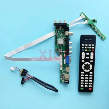Плата драйвера контроллера подходит для LTN101NT02-001/101/C01/L01, комплект экрана LVDS, 40-контактный 2AV + USB + DHMI + VGA 1024x600 10,1 дюйма, цифровой сигнал DVB