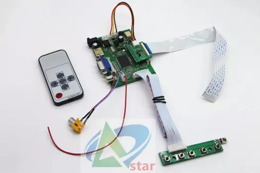 Плата контроллера драйвера HDMI + 2AV + VGA LCD для панели, 10,1 дюйма, LP101WH4-SLA6 1366*768, плата контроллера ЖК-дисплея, Наборы «сделай сам»