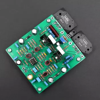 Плата моноусилителя мощности HiFi мощностью 150 Вт на основе схемы аудиоусилителя Goldmund