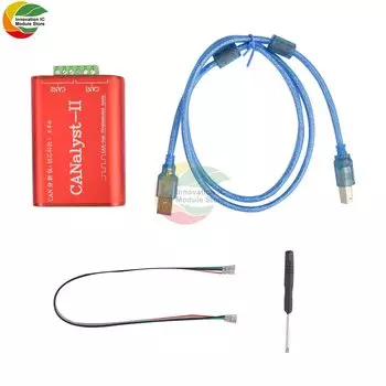 Плата расширения Ziqqucu CANalyst-II, профессиональный анализатор, 2-канальный USB-анализатор CANBus USBCAN 2500 VRMS ZLG CANTest CANPro, изолятор