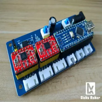 Плата управления Bonbox DIY лазерный гравировальный станок микро 2-осевой шаговый двигатель плата управления приводом аксессуары для гравировального станка