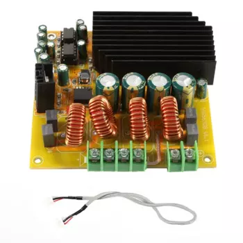 Плата усилителя 2X300W двухканальный модуль TAS5630 с AD827 предусилителем класса D, цифровой Hi-Fi модуль высокой мощности, простая установка