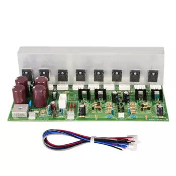 Плата усилителя AD600W 2SA1943/2SC5200, аудиочип, 600 Вт + 600 Вт, 2,0-канальный HIFI, плата музыкального усилителя, прочный аудио усилитель