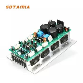 Плата усилителя мощности SOTAMIA SanKen1494 3858, стереоусилитель 450Wx2, моно 800 Вт, усилитель звука, домашний усилитель звука