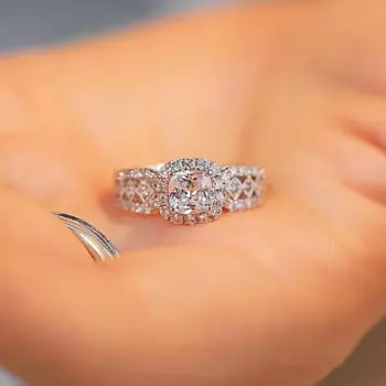 Платина PT950, новая кружевная квадратная сумка, кольцо с бриллиантом из муассанита, женское высококачественное предложение, обручальное кольцо с бриллиантом из муассани