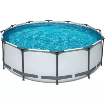 Плавательный бассейн Steel Pro MAX над землей, с фильтрующим насосом 12 футов x 39,5 дюймов, Белый