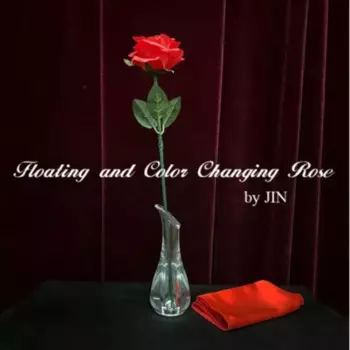 Плавучая и меняющая цвет Роза от JIN Rose плавает и меняет цвет в руке фокусы иллюзии магические реквизиты