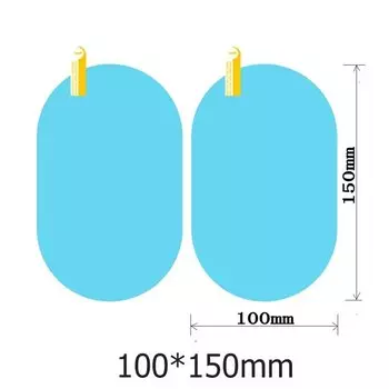 Пленка на зеркало заднего вида автомобиля противотуманные водонепроницаемые наклейки для грузовиков, водоотталкивающая пленка, защита от дождя, светоотражающая деталь автомобиля