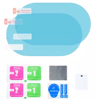 Пленка на зеркало заднего вида автомобиля Водонепроницаемая зеркальная пленка, противотуманное нано-покрытие, автомобильная пленка для автомобильных зеркал и боковых окон