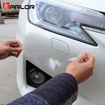 Пленка виниловая прозрачная, грязезащитная, 20 см x 1/2/3/5 м, с рисунком носорога, автомобильный капот, бампер