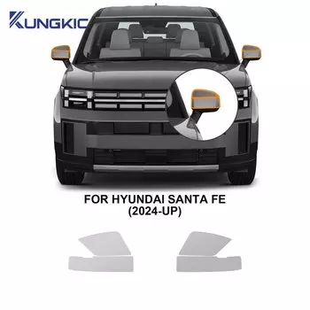 Пленка заднего вида для фар Hyundai Santa FE 2024 2025, защитная пленка для автомобильной краски, ТПУ, предварительно вырезанная, против царапин, ремонт, прозрачная