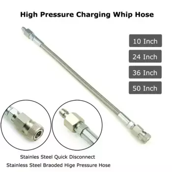 NEW BAIGO Универсальный плетеный удлинитель шланга из нержавеющей стали 8 мм