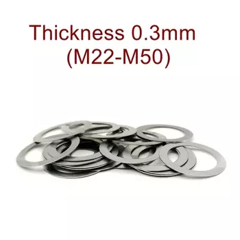 Плоские шайбы RYBZJ M26-M50 из нержавеющей стали 0,3 мм