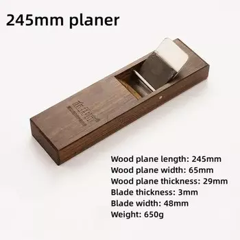 Плоский ручной строгальный станок, настольный строгальный станок из твердого эбенового дерева с медной инкрустацией, изысканный прочный деревообрабатывающий станок, инструменты для бритья