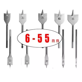 Плоское сверло Ensunm 6-55 мм из высокоуглеродистой стали