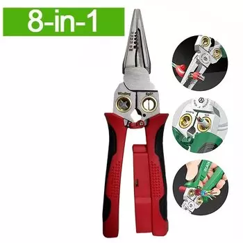 Плоскогубцы 8 в 1 из нержавеющей стали