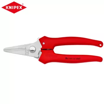 Плоскогубцы для резки электрика KNIPEX 95 05 140, ножницы для резки кромки кабеля, вакуумная обработка затвердевания, твердые и острые
