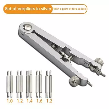 Плоскогубцы для снятия ремешка для часов 6825, пружинный стержень, инструмент для ремонта ремешка из алюминиевого сплава, V-образные регулировочные плоскогубцы, инструменты для ремонта