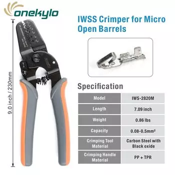 Плоскогубцы IWS-2820 для обжима клемм Molex Tyco JST