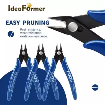 Плоскогубцы PLATO 170, 1/2 шт., резаки для электрических проводов, боковые ножницы, диагональные плоскогубцы, ручной инструмент для 3D-принтера из нержавеющей стали