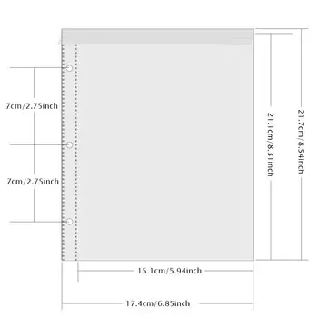 PLRBOK pl1757 блестящая папка A5 из искусственной кожи