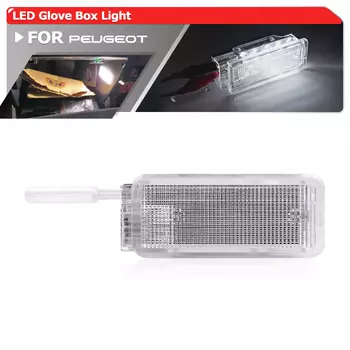 Plug-N-Play, ксеноновая Белая светодиодная лампа для перчаточного ящика Peugeot 1007 206 306 307 308 для Citroen C2 C3 C4 C5 C6 C8 XSARA PICASSO