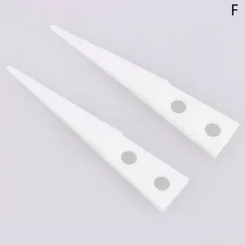 2 шт., антистатические керамические пинцеты, прямые/маленькие изогнутые/большие изогнутые изолированные керамические пинцеты с наконечниками, промышленные керамические пинцеты