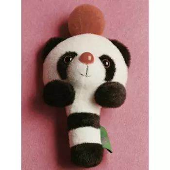 Плюшевое ручное зеркало с шариковым медведем, легкое портативное косметическое зеркало, косметическое зеркало