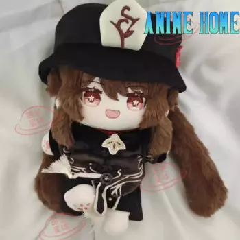 Plushie Genshin Impact Hutao Hu Tao 20 см кукла игрушка тело одежда костюм наряд игра косплей милый подарок для детей XM