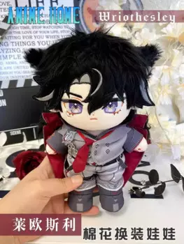 Plushie Genshin Impact Wriothesley 20 см кукла игрушка смена тела Одежда костюм игра Косплей Детский подарок милая МК